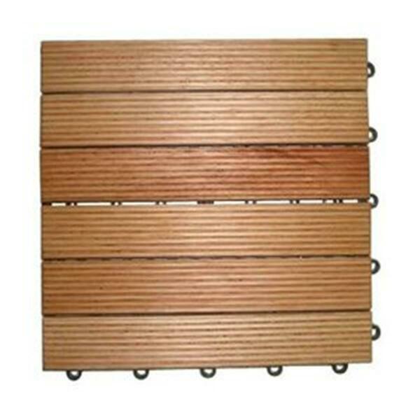 Lawnitator Eucalyptus Six Horizontal Slats Per Tile, 10Pk LA140516